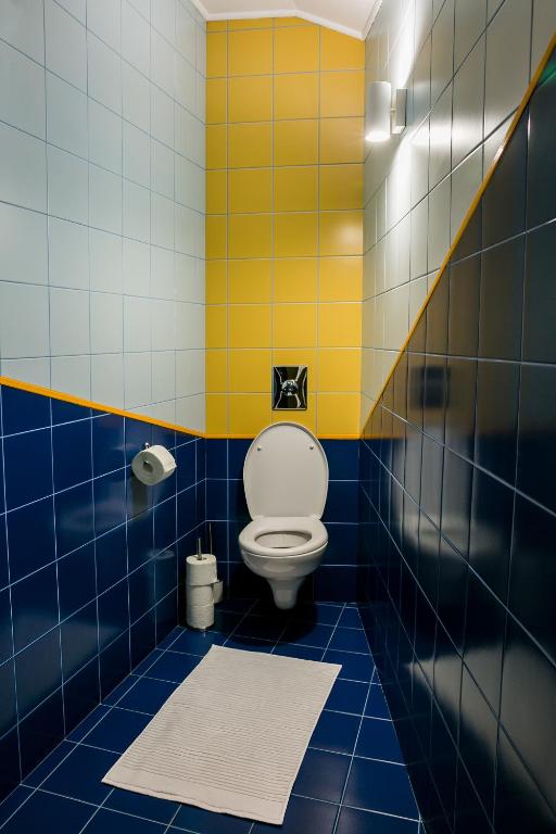 Koupelna v ubytování NORDIC Home