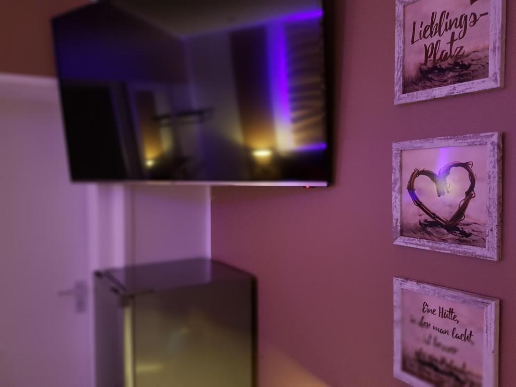 TV a/nebo společenská místnost v ubytování Pension Hoefti
