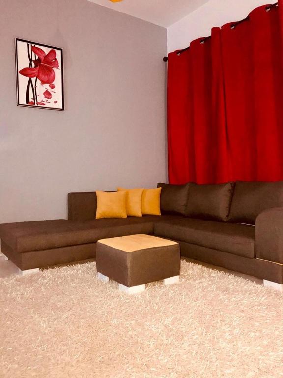 Posezení v ubytování Appartement Manzah 6
