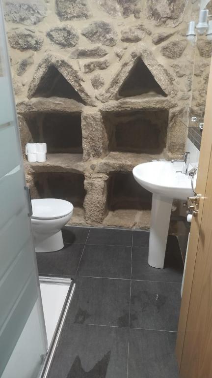 Koupelna v ubytování Casa Dos Fuelles