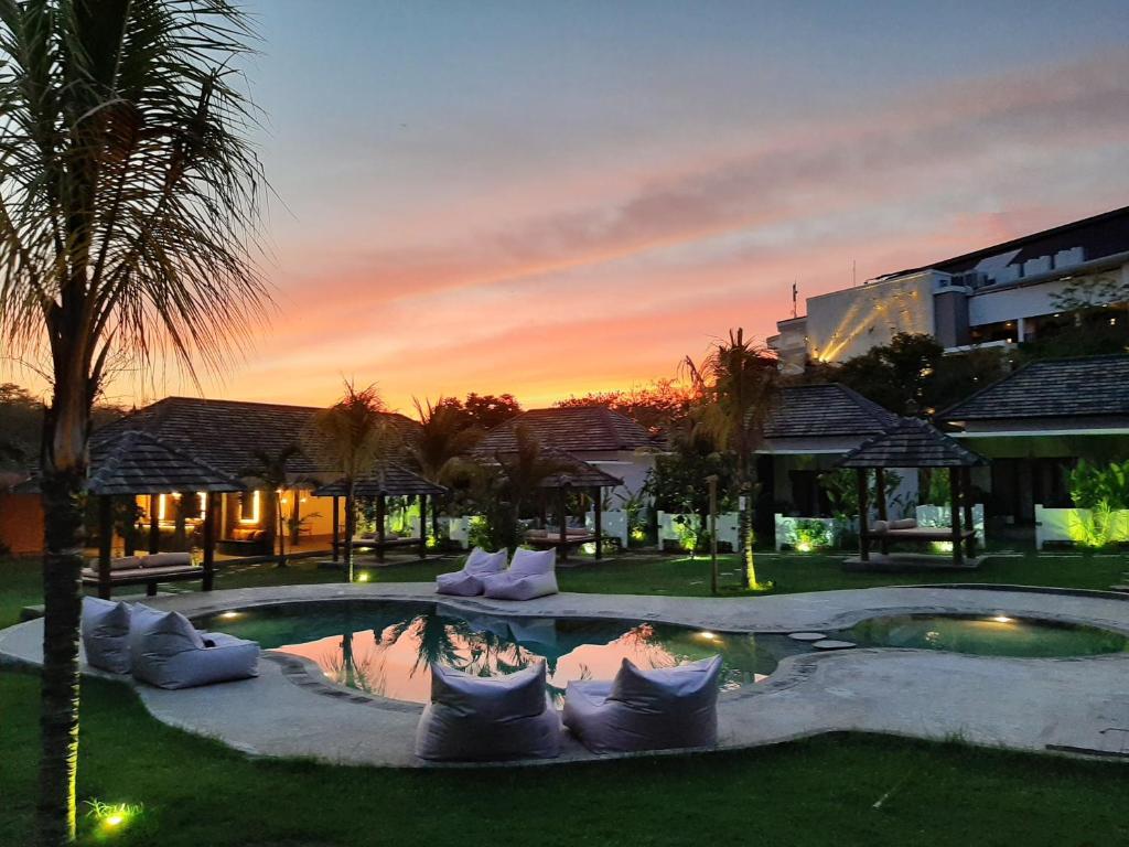 Zahrada ubytování Village Bali