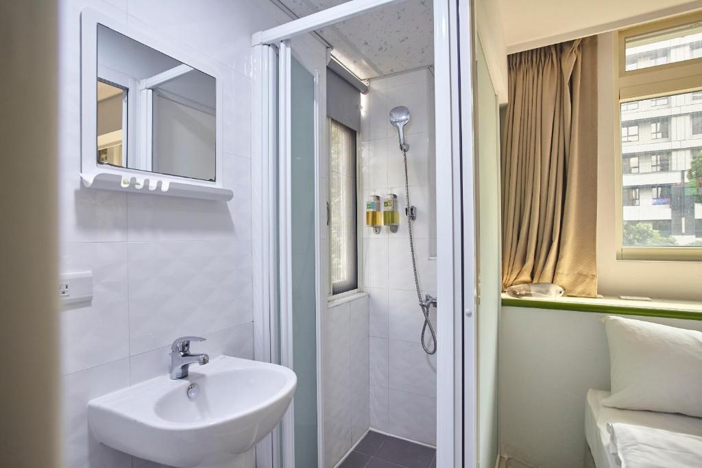Koupelna v ubytování T.O. Hotel Chengde