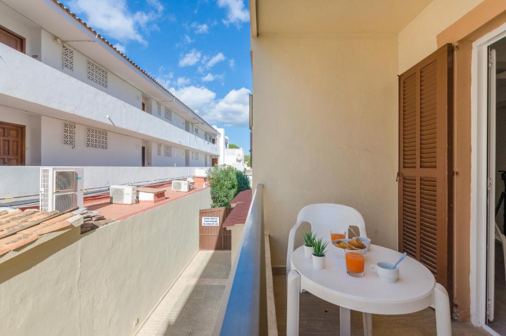 Balkón nebo terasa v ubytování Alcudia Apartments