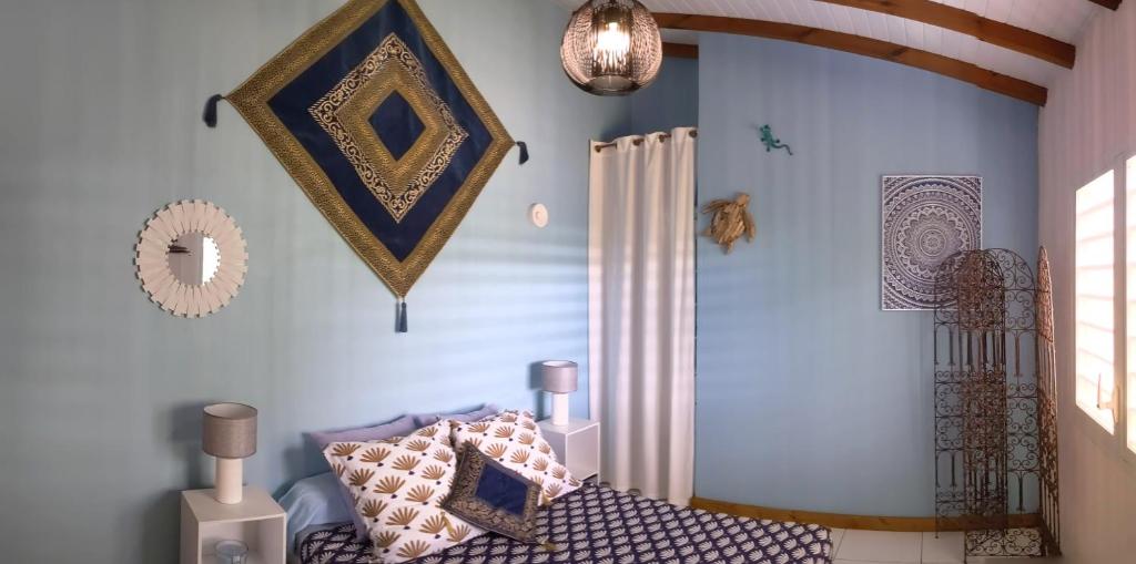 Posezení v ubytování Villa Rosa Karibella