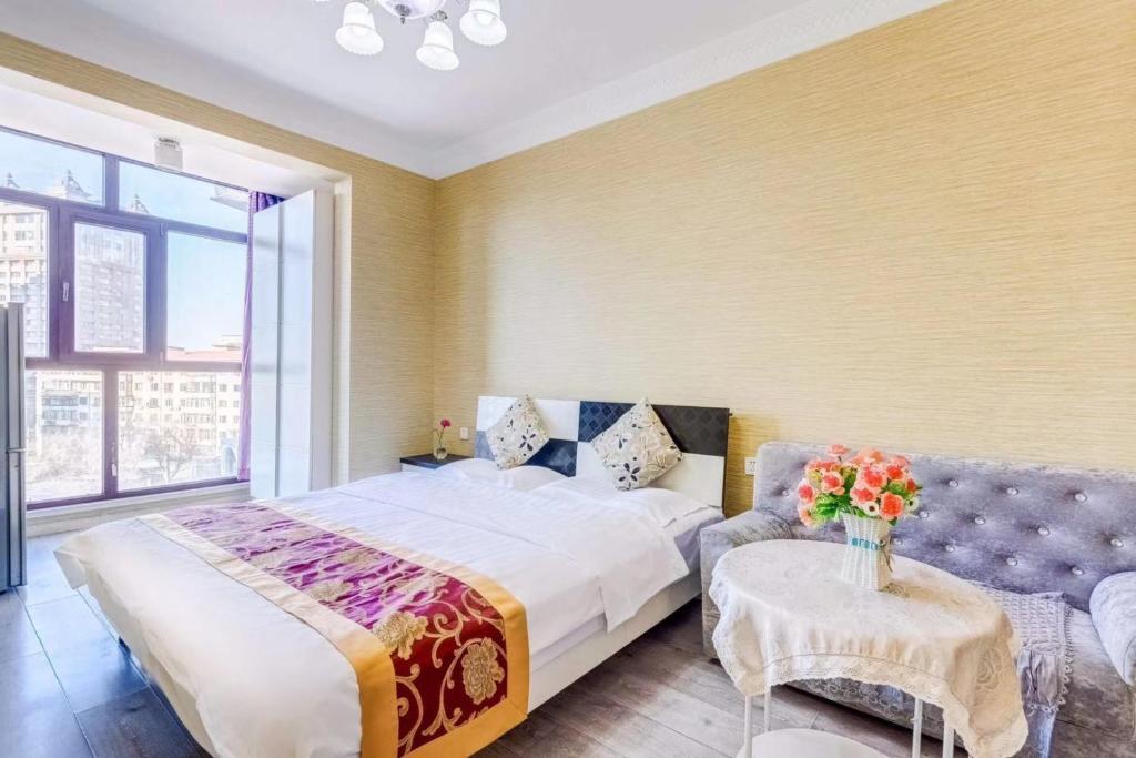 Letto o letti in una camera di Utopia Apartment
