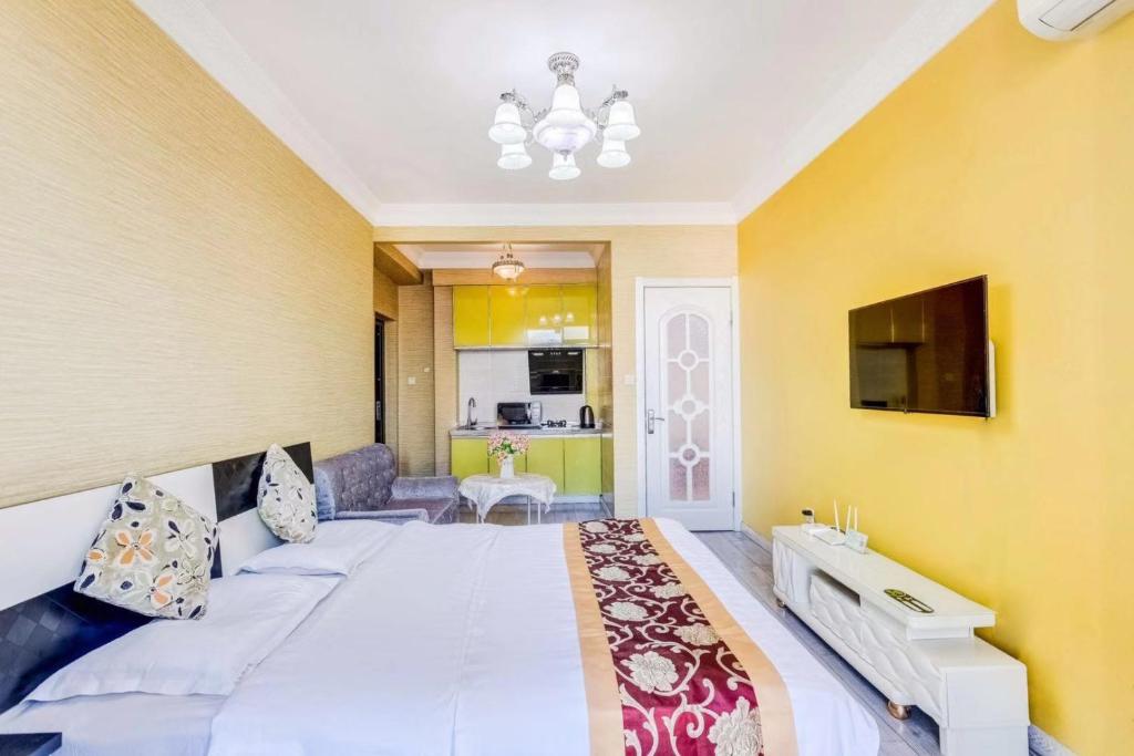 Letto o letti in una camera di Utopia Apartment