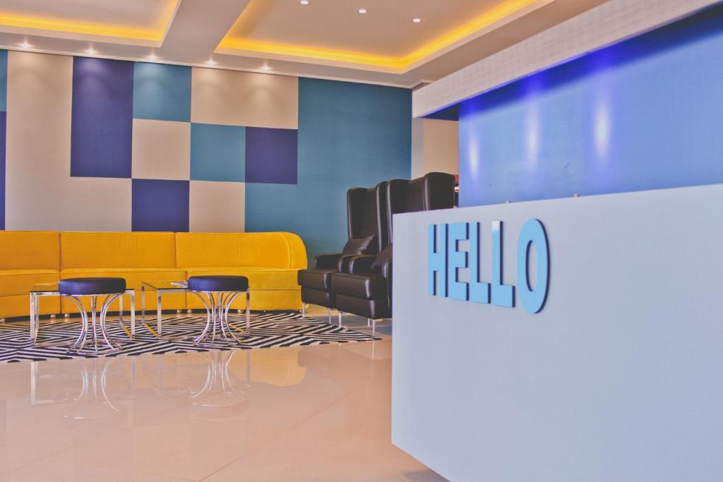 Posezení v ubytování Nova Hotel
