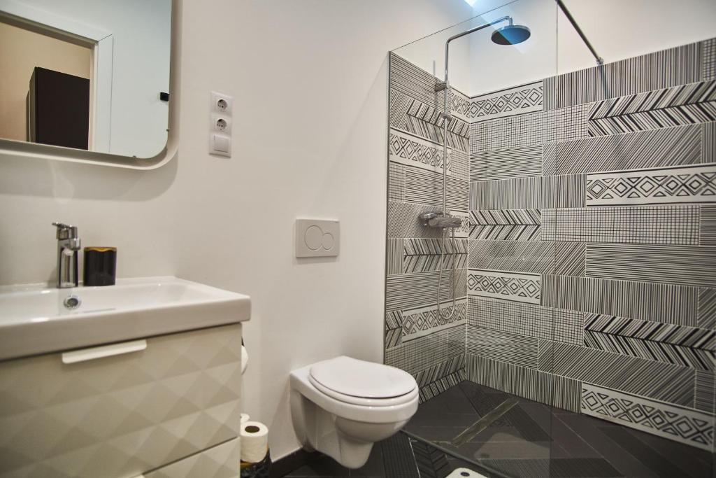 Koupelna v ubytování K95 Apartment - Budapest