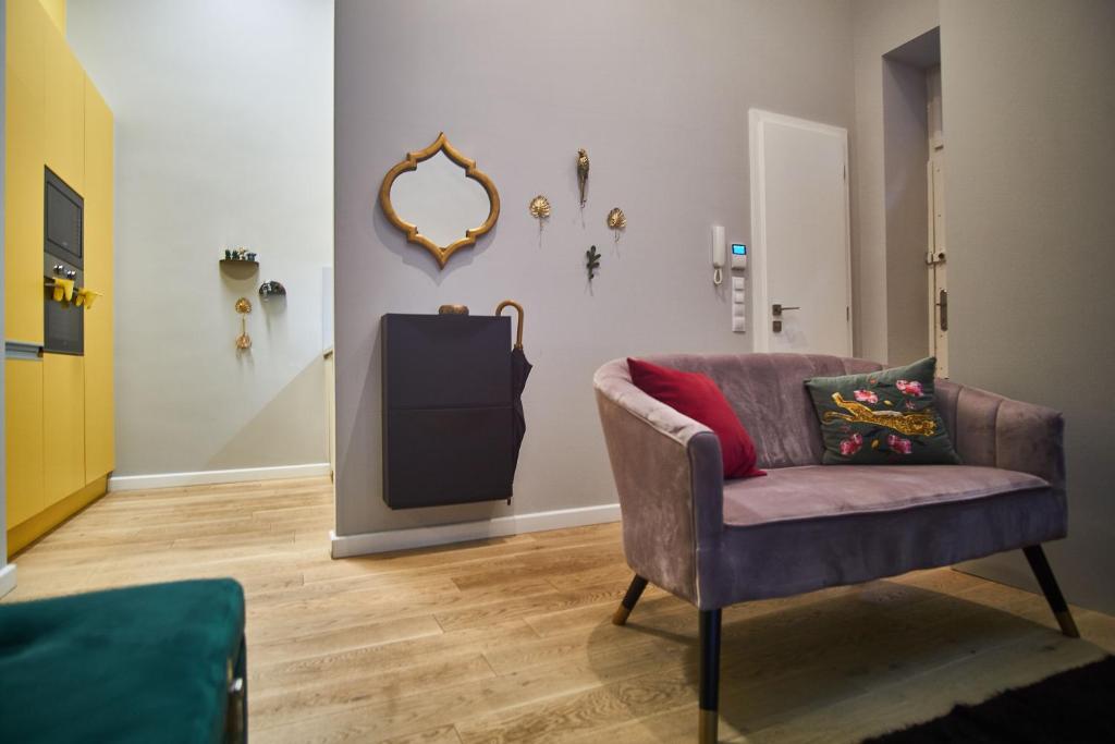 Posezení v ubytování K95 Apartment - Budapest