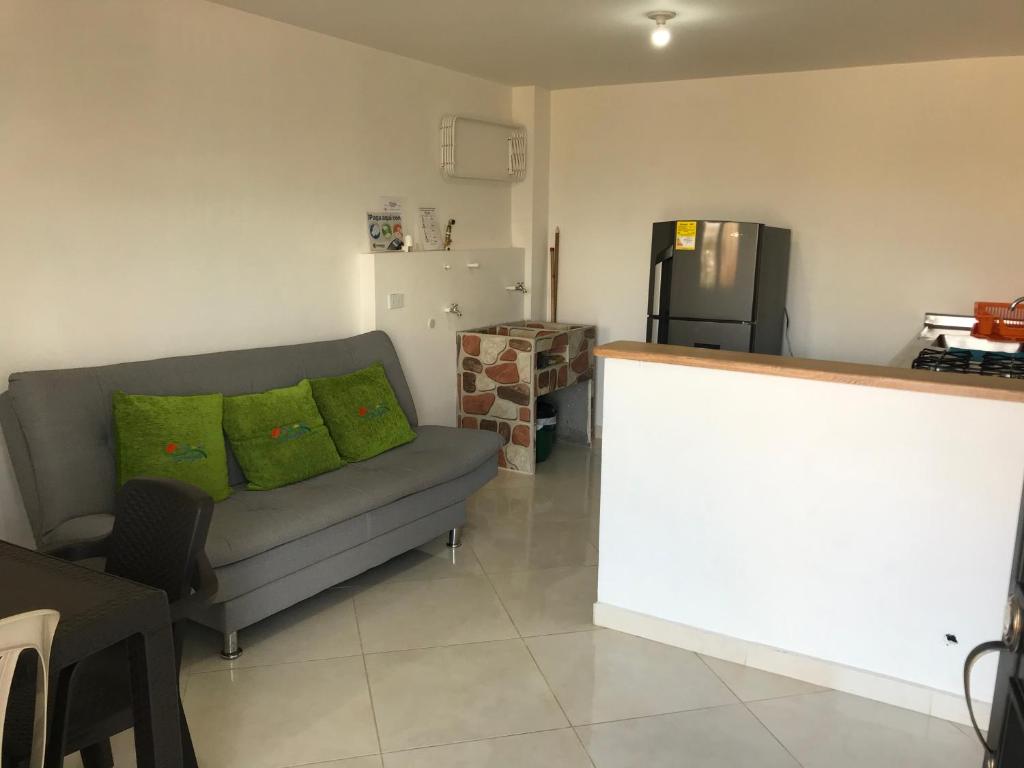 Kuchyň nebo kuchyňský kout v ubytování Apartahotel El Horizonte