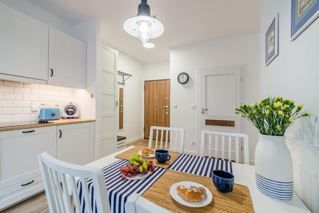 Kuchyň nebo kuchyňský kout v ubytování Anchor Apartments MARINE