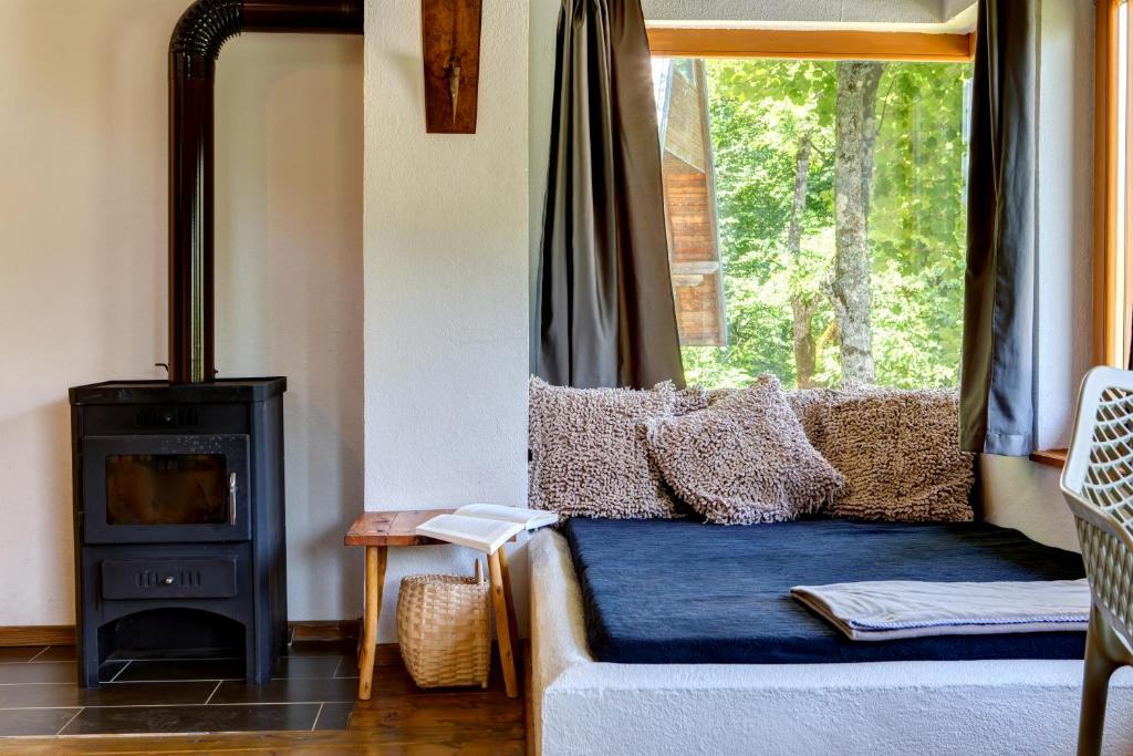 Posezení v ubytování Herzegovina Lodges Boracko Jezero