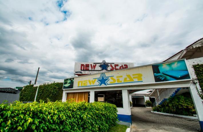 a new star sign on a new star restaurant at New Star in Rio de Janeiro