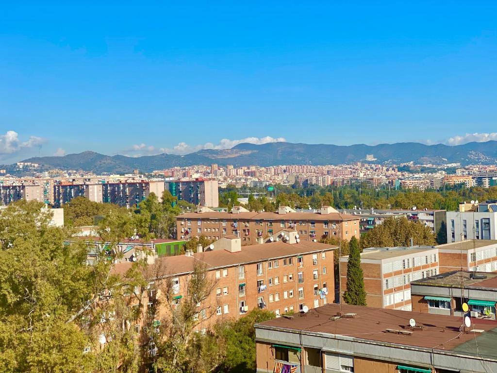 Nespecifikovaný výhled na hory nebo výhled na hory při pohledu z apartmánu