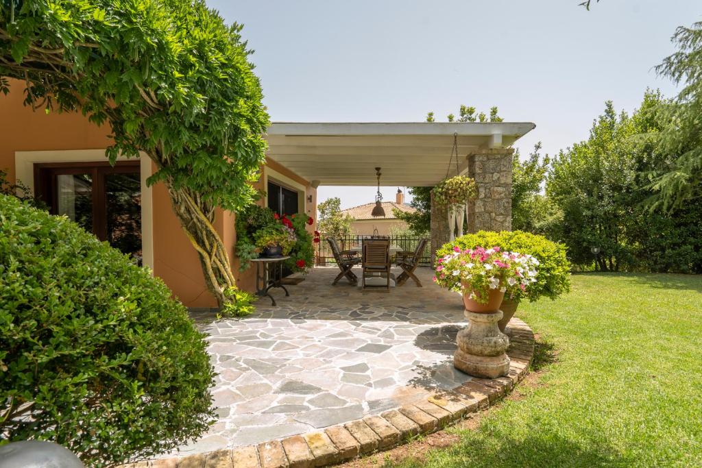 Zahrada ubytování Villa Anna