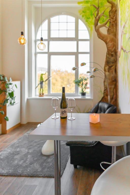 Posezení v ubytování Apartmány Vila Singles