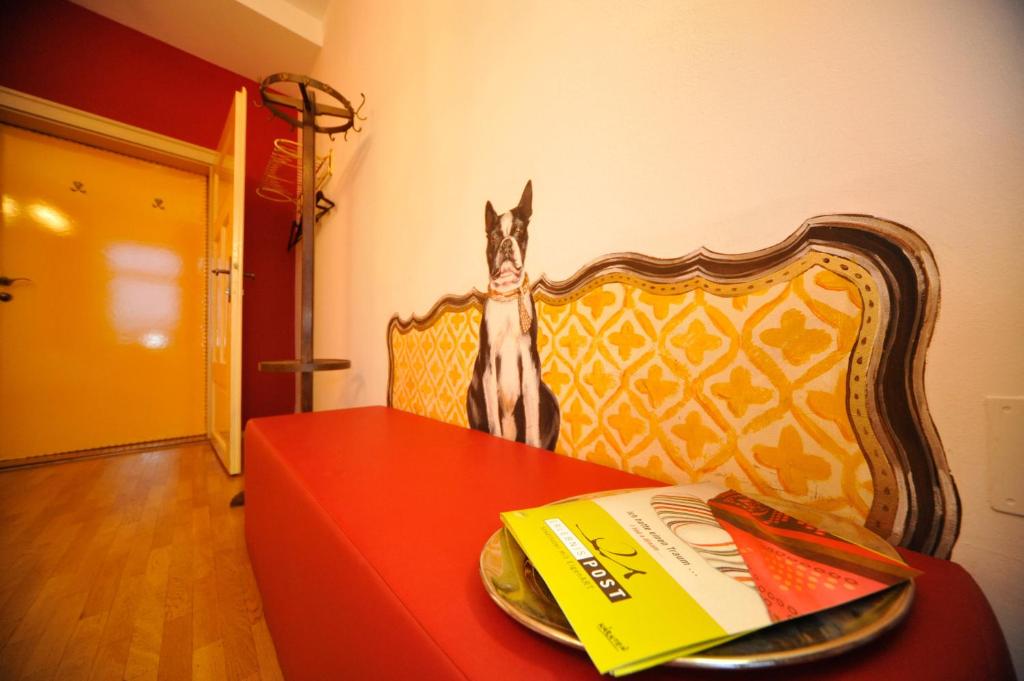 Posezení v ubytování Erlebnis Post - Stadthotel mit EigenART
