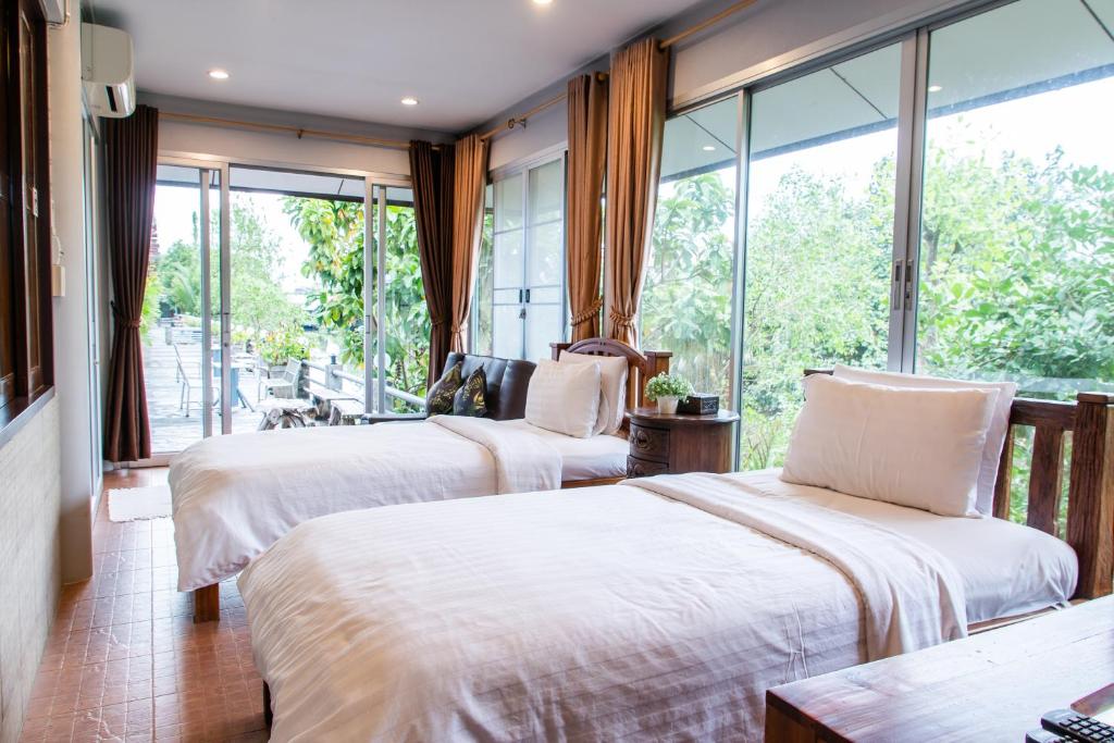 BaanRimNam Resort Trat - Chambre Quadruple Avec Salle De Bain Privée