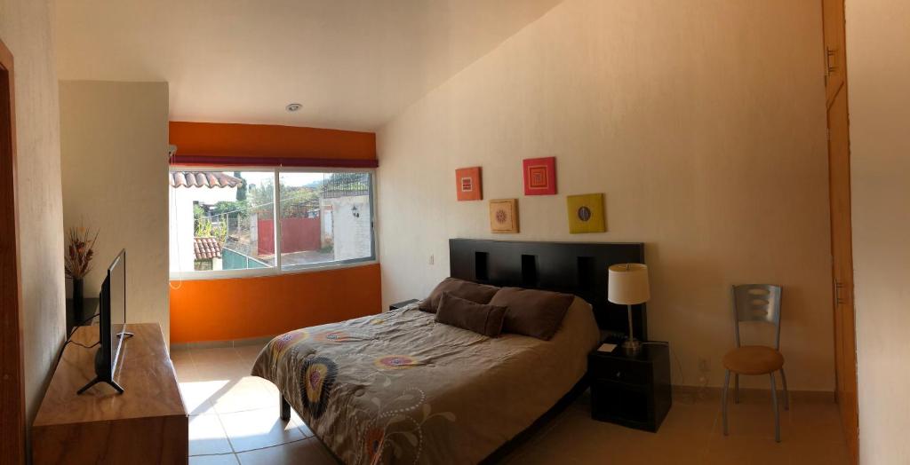 Postel nebo postele na pokoji v ubytování CHIFLON VILLAS