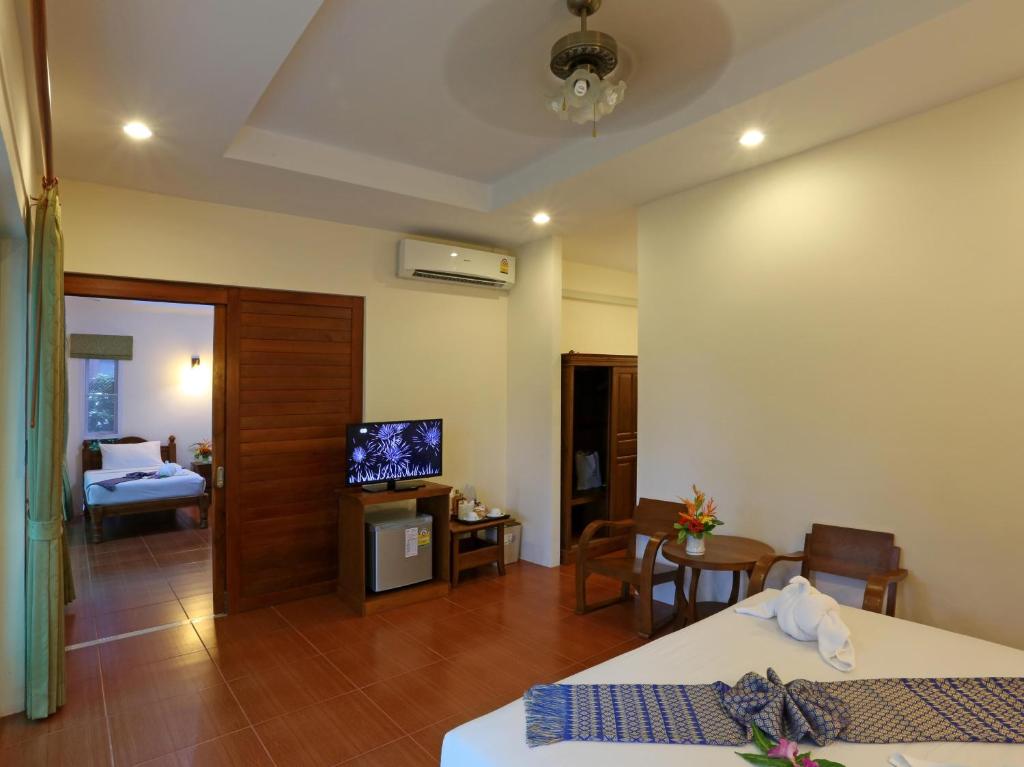 TV a/nebo společenská místnost v ubytování Bill Resort