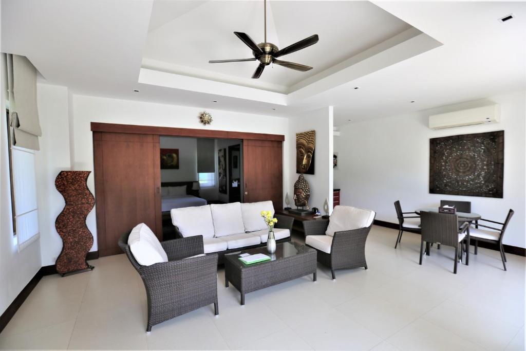 Posezení v ubytování Laguna Villas Boutique Hotel