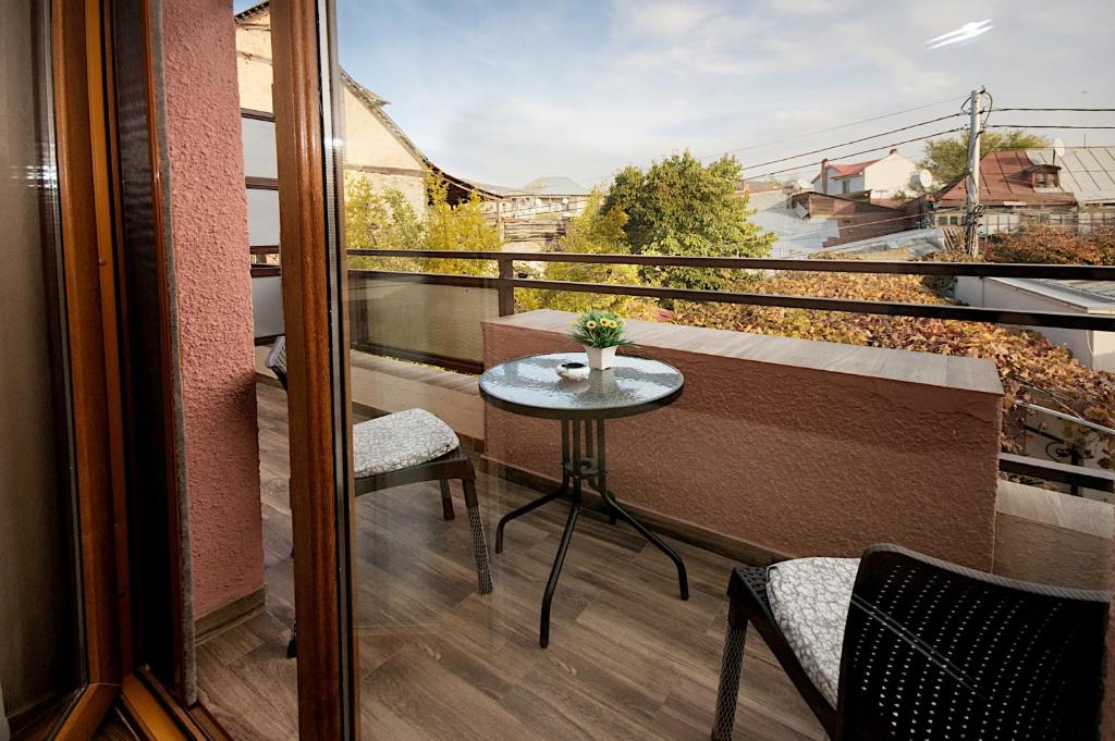 Balkón nebo terasa v ubytování Hotel Livin