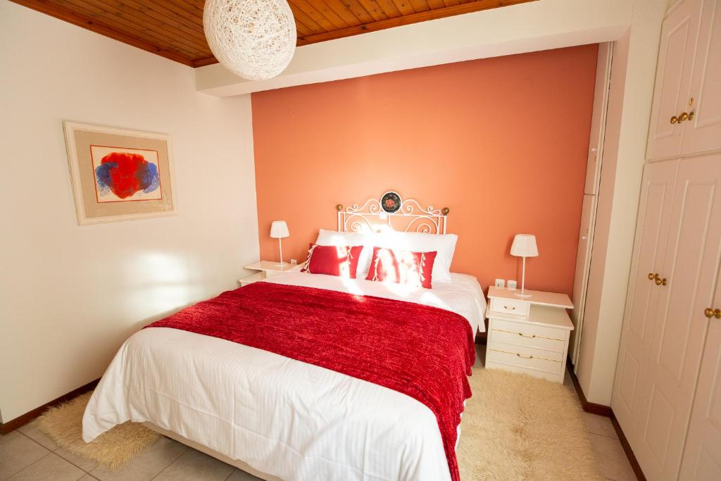Postel nebo postele na pokoji v ubytování Apartment Kouros Delphi
