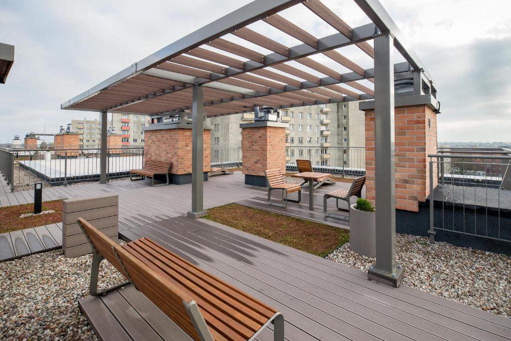 Balkón nebo terasa v ubytování Anchor Apartments MARINE