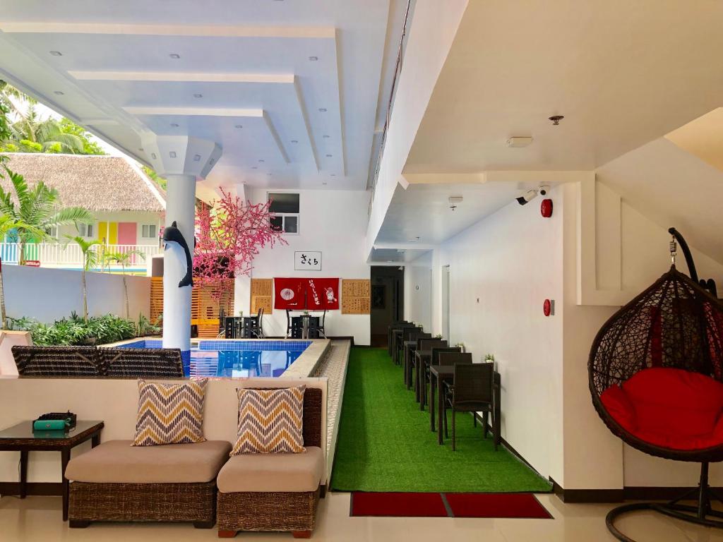 Posezení v ubytování IL Mare Sakura Resort Boracay
