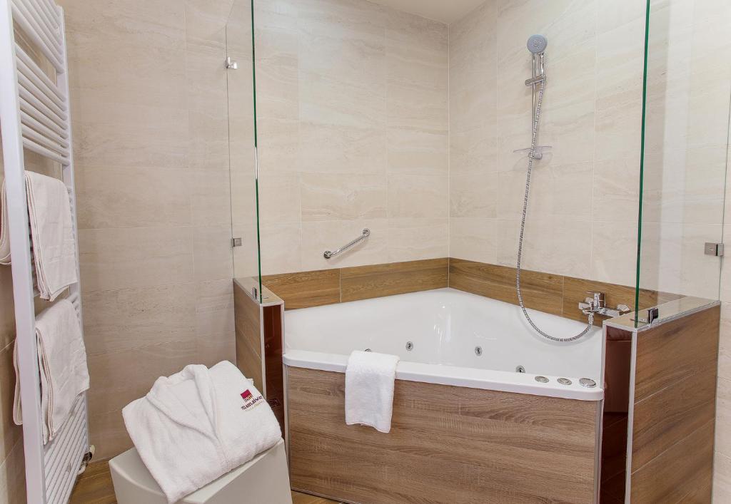 Koupelna v ubytování Mamaison Hotel Andrassy Budapest
