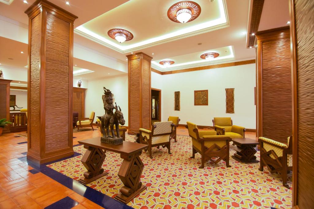 Posezení v ubytování Nairobi Serena Hotel