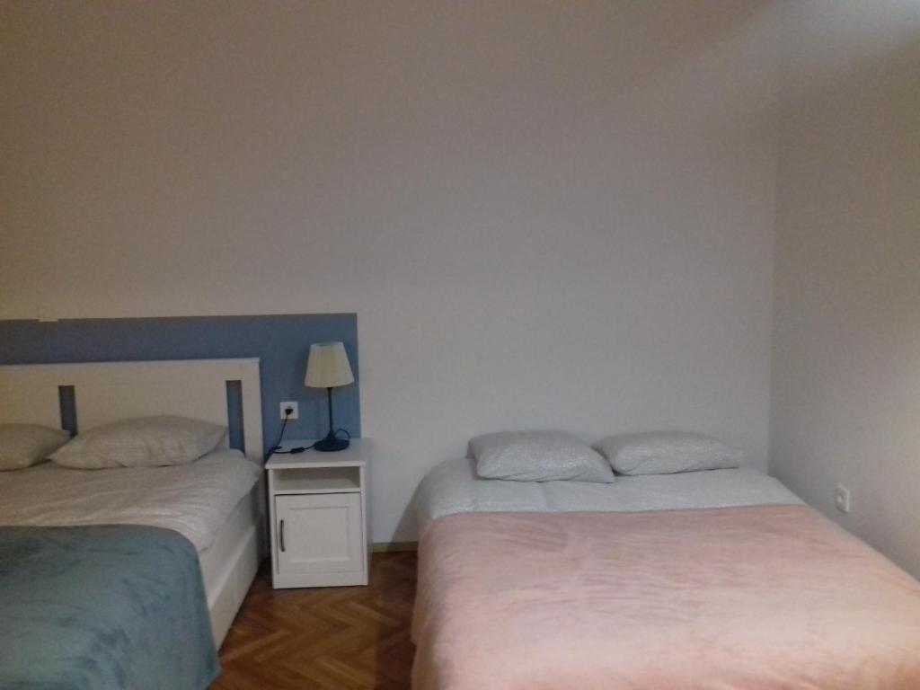 Postel nebo postele na pokoji v ubytování Apartma Lahinja