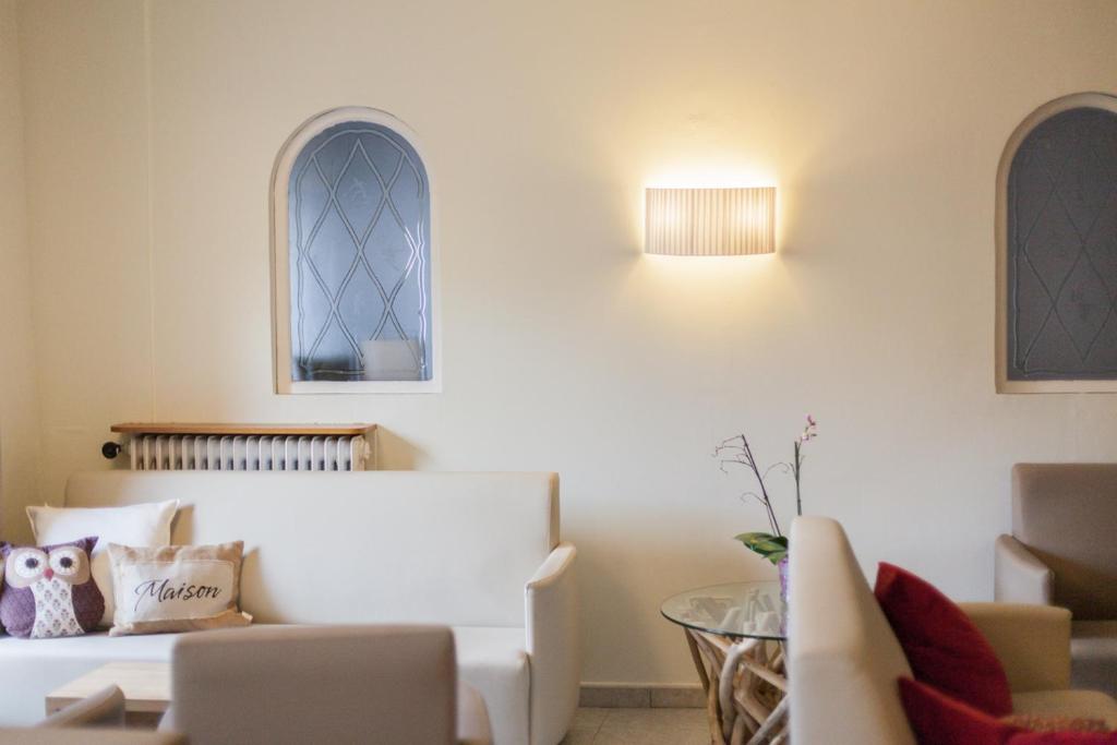 Posezení v ubytování Hotel Catalunya Ribes de Freser