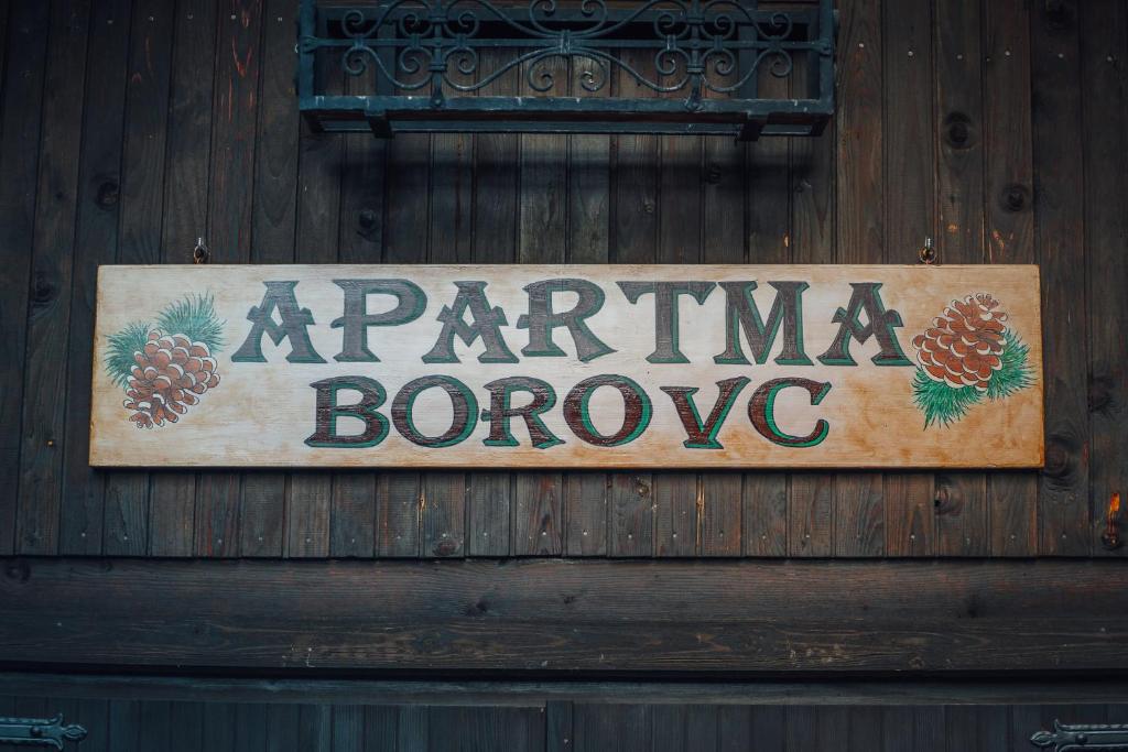 Certifikát, hodnocení, plakát nebo jiný dokument vystavený v ubytování Apartma BOROVC