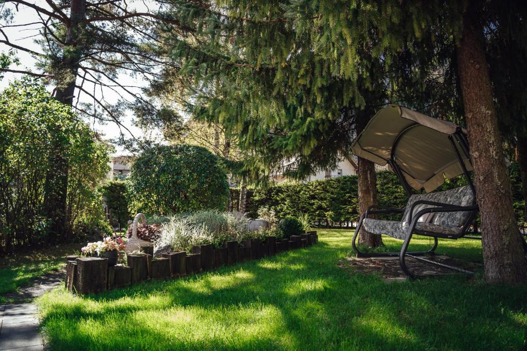 Zahrada ubytování Apartma BOROVC