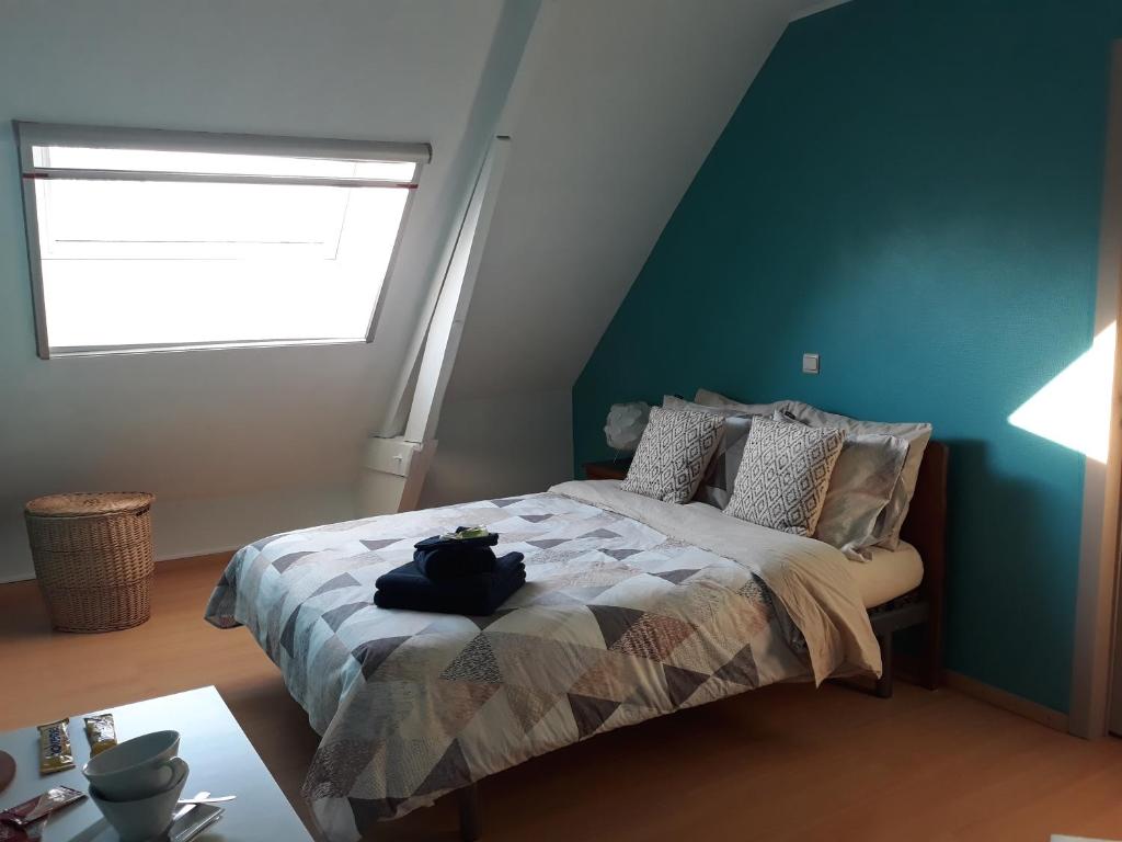 Postel nebo postele na pokoji v ubytování Room "Carpe Diem"