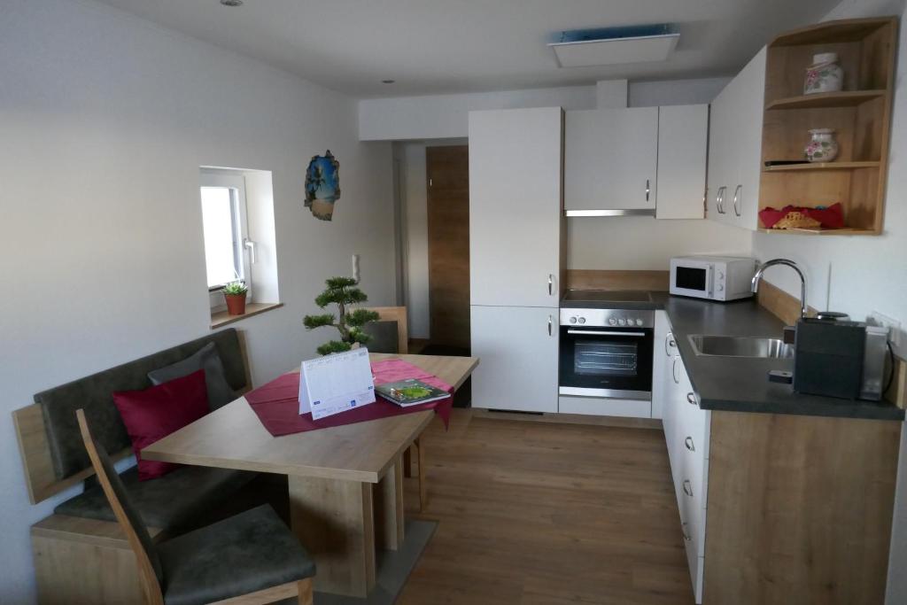 Kuchyňa alebo kuchynka v ubytovaní Apartment Hochkönigblick Pilzegg