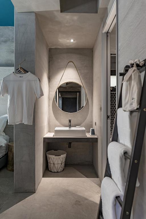 Koupelna v ubytování Loft Inn