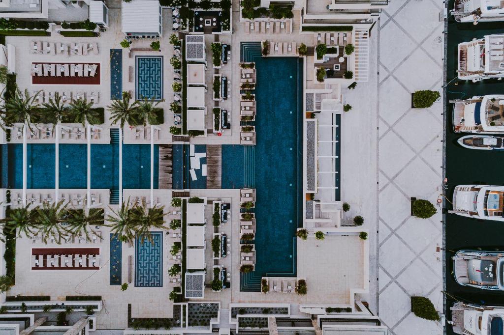 Letecký snímek ubytování Regent Porto Montenegro