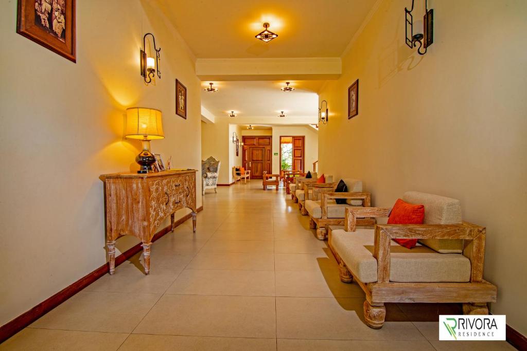 Posezení v ubytování Rivora Residence