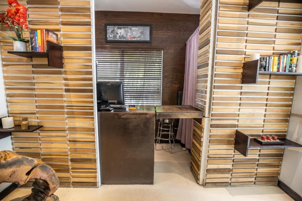 Kuchyň nebo kuchyňský kout v ubytování Metropole Suites South Beach