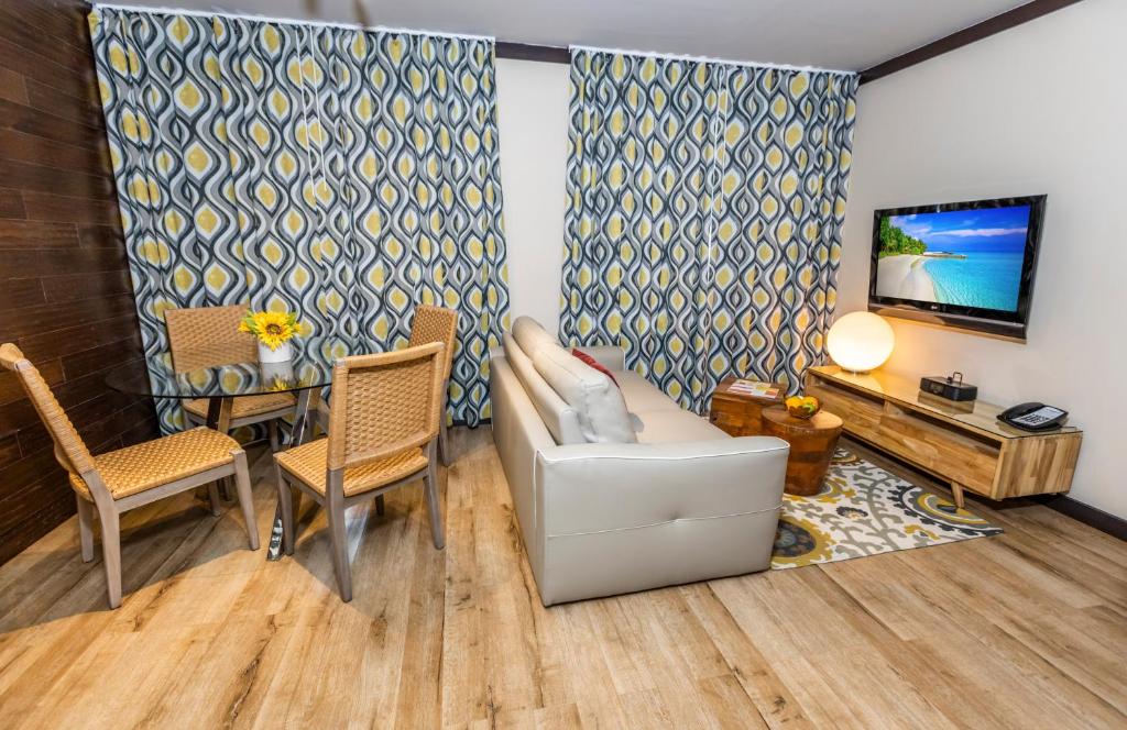 Posezení v ubytování Metropole Suites South Beach