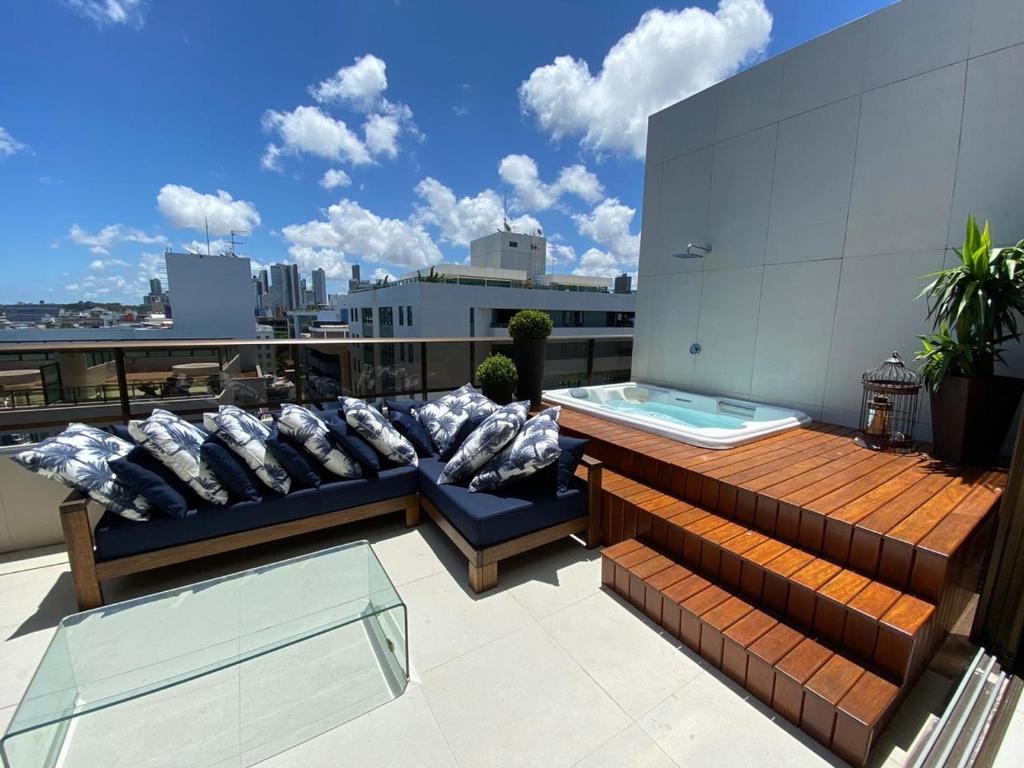  Linda Cobertura - Com Churrasqueira + Jacuzzi. Holandas Prime.