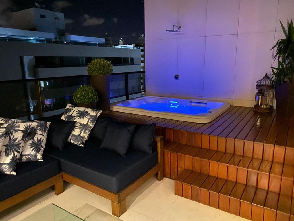  Linda Cobertura - Com Churrasqueira + Jacuzzi. Holandas Prime.