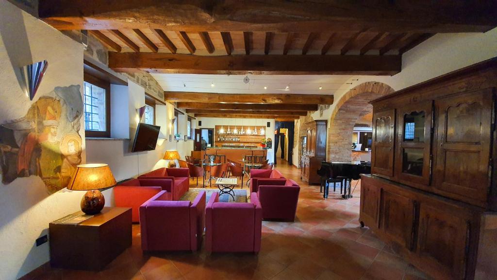 Posezení v ubytování Relais La Corte di Bettona