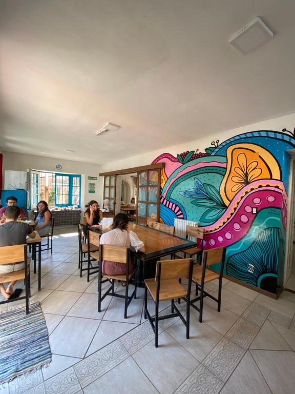 Posezení v ubytování Gorilla Hostel