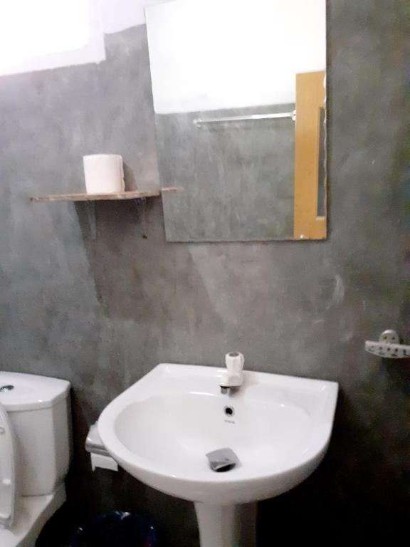 Koupelna v ubytování Chamathka homestay