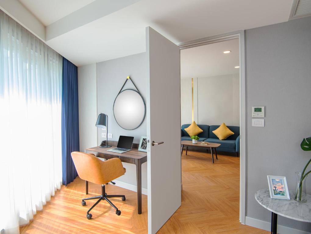 Posezení v ubytování Amanta Hotel & Residence Sathorn