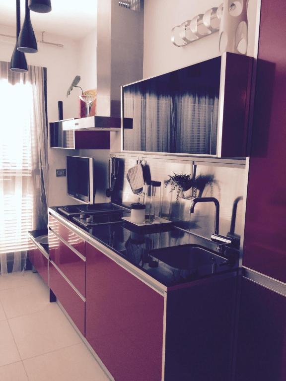 Kuchyň nebo kuchyňský kout v ubytování PUERTO BANUS Apartamento LEO