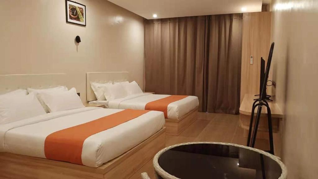 Letto o letti in una camera di Camotes Ocean Heaven Resort